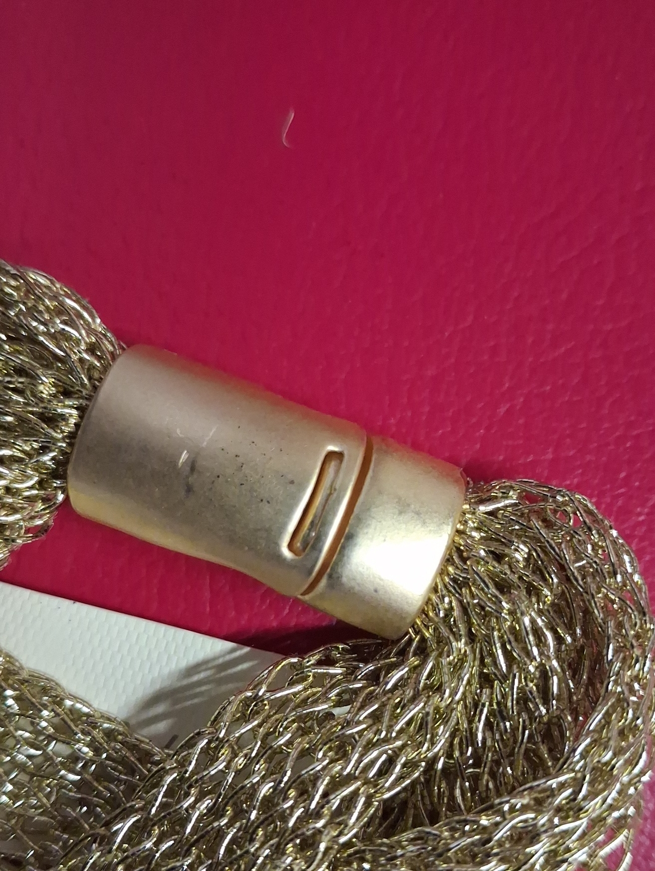 Nwt Womens Saachi Mesh Twisted Plate Bracelet — image 5 of 6
